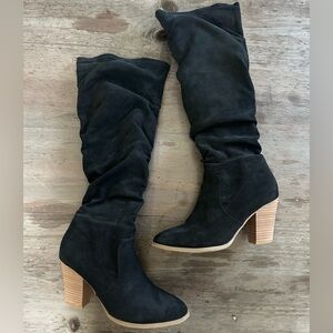 EUC Universal Thread Microsuede “Harlan” Boots